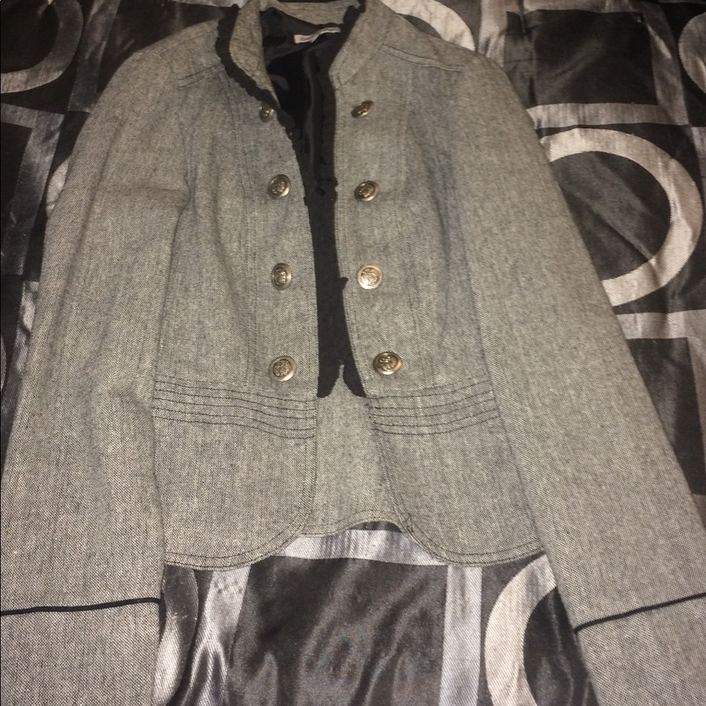SOLD AS IF Gray and black blazer